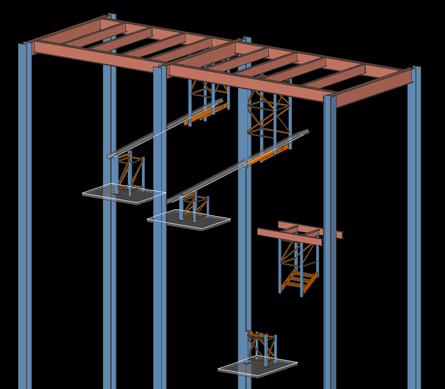 Reactor Building Pipe Supports